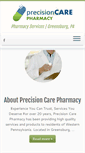 Mobile Screenshot of precisioncarepharmacy.com